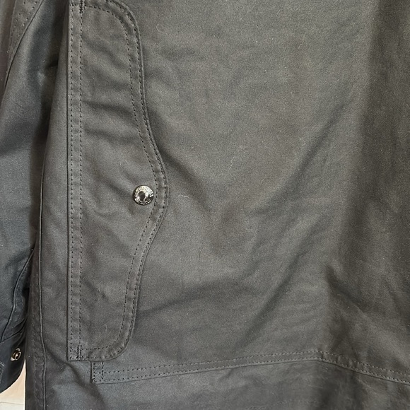 SOLD on EBay-Filson Shelter Cloth Woodland Jacket Black Plaid Lining Made in USA - Picture 7 of 11